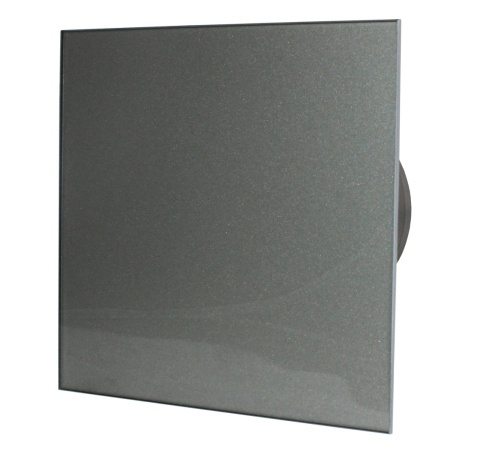 Wentylator łazienkowy Krótki króciec Szklany Panel Połysk Standard Ø 100 mm Wentylator łazienkowy Krótki króciec Szklany Panel Połysk Standard Ø 100 mm