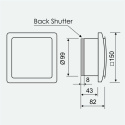 MM-OK Short Spigot (Higrostat) Ultra cichy