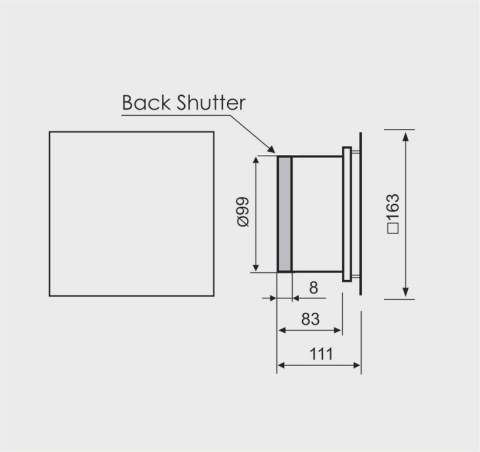 MMP – Szklany Panel Czarny Mat Ultra cichy