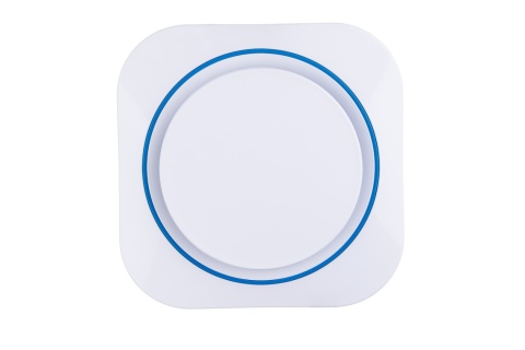 Nowoczesny wentylator łazienkowy serii RING. Średnica 100mm. Standard. Kolorowa opaska do wybory w zestawie