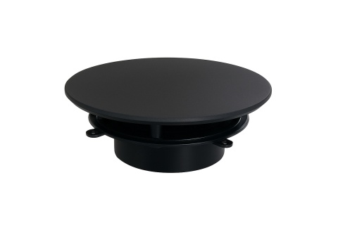 Kratka wentylacyjna Anemostat Okrągła Szklana Czarna Mat 100mm Kratka wentylacyjna Anemostat Okrągła Szklana Czarna Mat 100mm