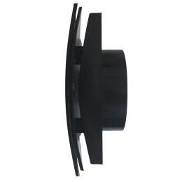 Kratka wentylacyjna Anemostat Szklana Czarna Mat Elipsa 100mm |