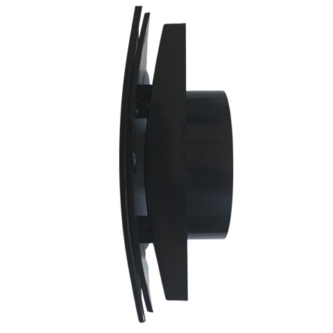 Kratka wentylacyjna Anemostat Szklana Czarna Mat Elipsa 100mm |