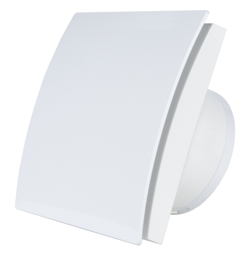 Wentylator łazienkowy | Elipsa ABS | BIAŁY POŁYSK | 100 mm | Super cichy