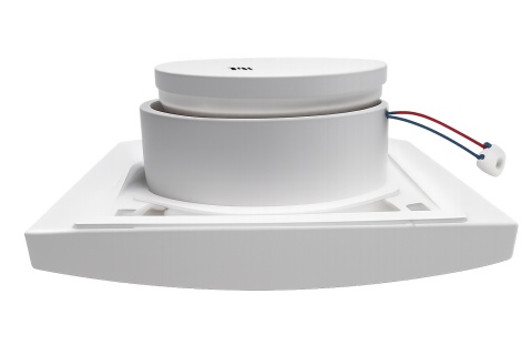 Wentylator łazienkowy Krótki króciec Czujnik Swiatła & Timer Klasyczny baiły ABS