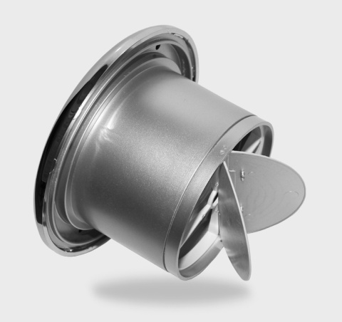 Wentylator łazienkowy Chromowany LUXURY Standard Ø100mm