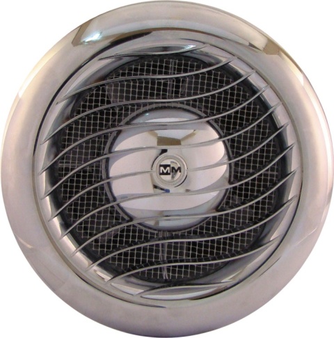 Wentylator łazienkowy Chromowany LUXURY Standard Ø100mm