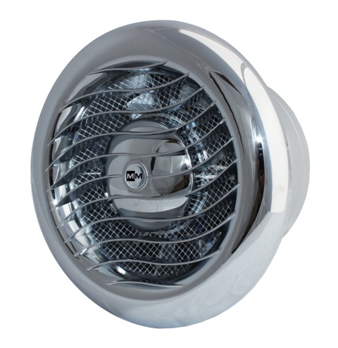 Wentylator łazienkowy Chromowany LUXURY Standard Ø100mm