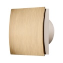 Wentylator łazienkowy krótki króciec Vintage gold panel Elipsa Standard Ø100mm klapa