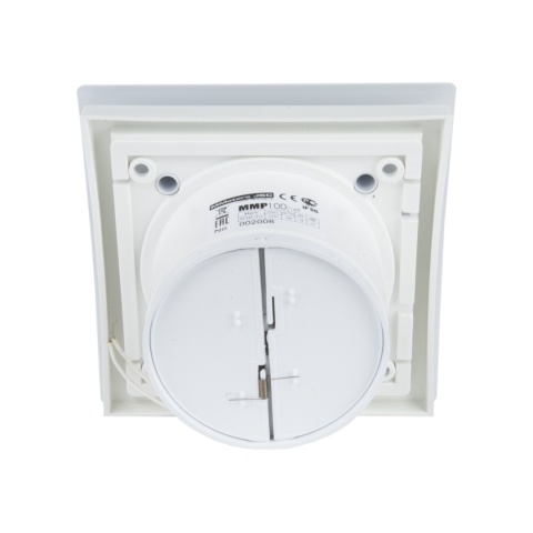 Wentylator łazienkowy serii MMP. Biały Plastikowy. Panel Elipsa. Timer. Średnica 100 mm Wentylator łazienkowy serii MMP. Biały Plastikowy. Panel Elipsa. Timer. Średnica 100 mm